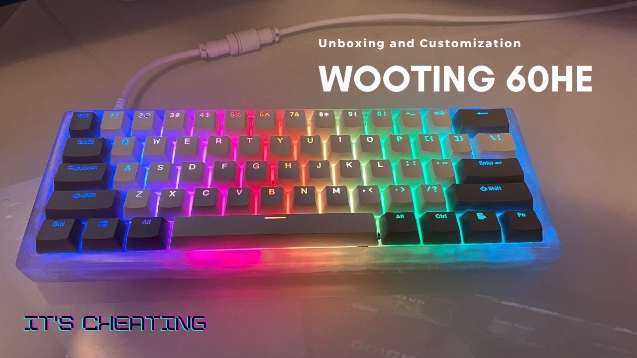 Wooting 60He Unboxing and Customization - YouTube