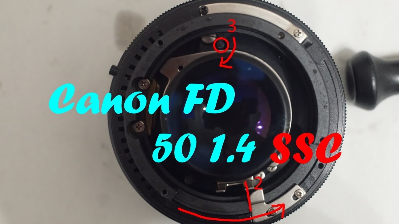 Canon FD 50mm 1.4 SSC - Disassembly , Lubricate , Assembly