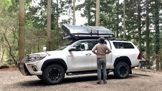 イージーキャンパー レボリューション ルーフテントのレビュー