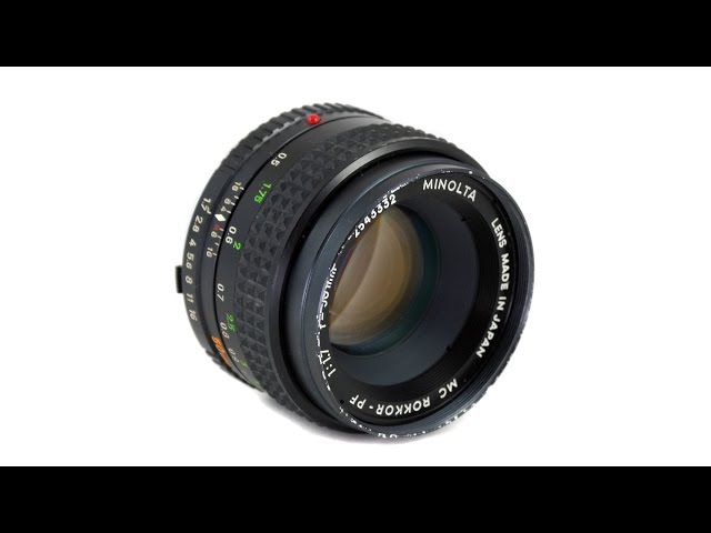 Minolta MC Rokkor-PF 50mm f/1.7 - YouTube
