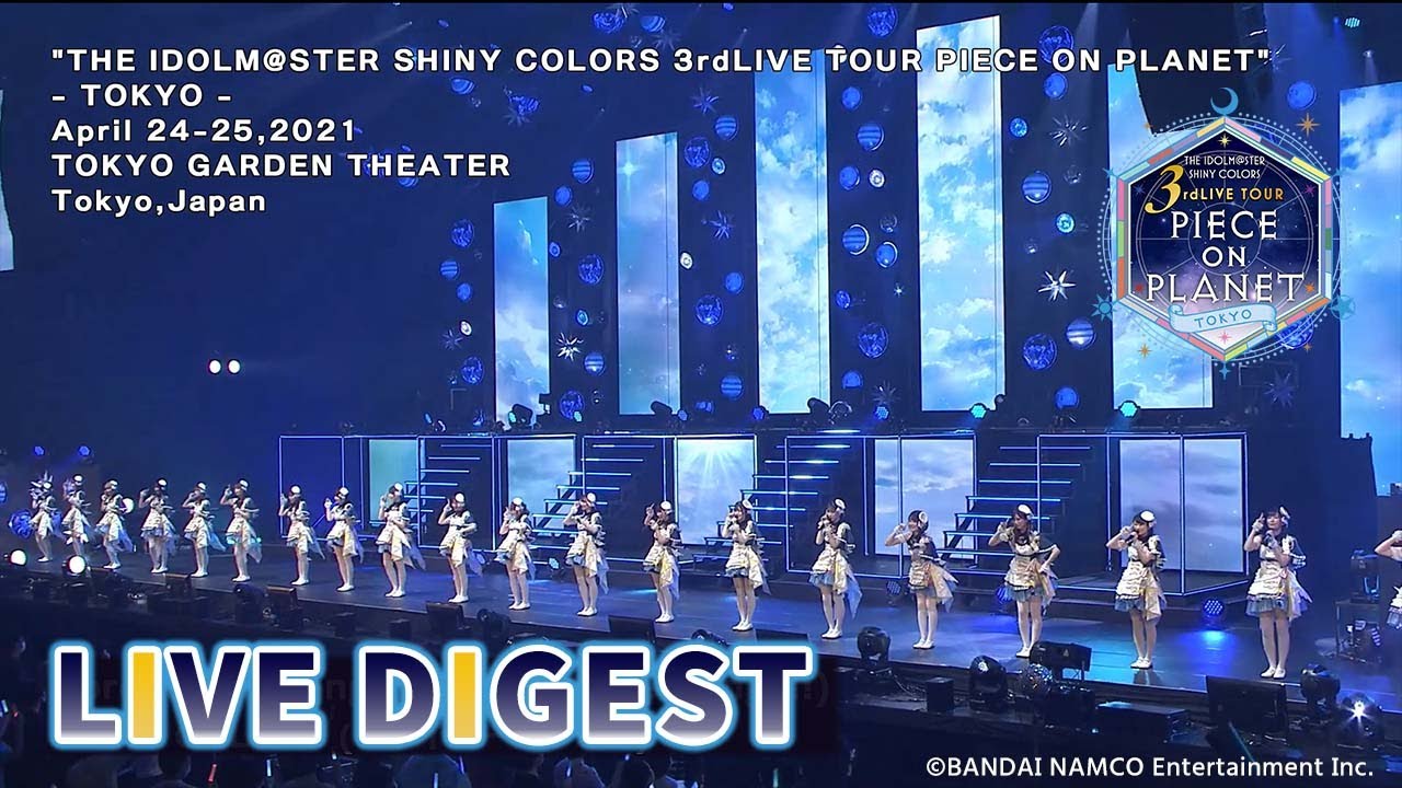 THE IDOLM@STER SHINY COLORS 3rdLIVE TOUR PIECE ON PLANET
