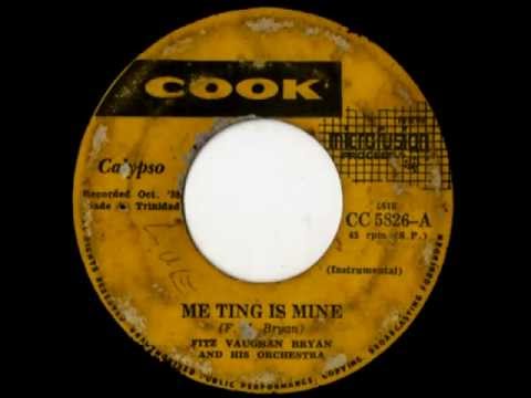 FITZ VAUGHAN BRYAN & HIS ORCHESTRA - Me ting is mine (1958 Cook