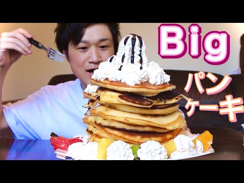 Gluttony] Huge original pancake tower ❗ [Big eating] [Big stomach