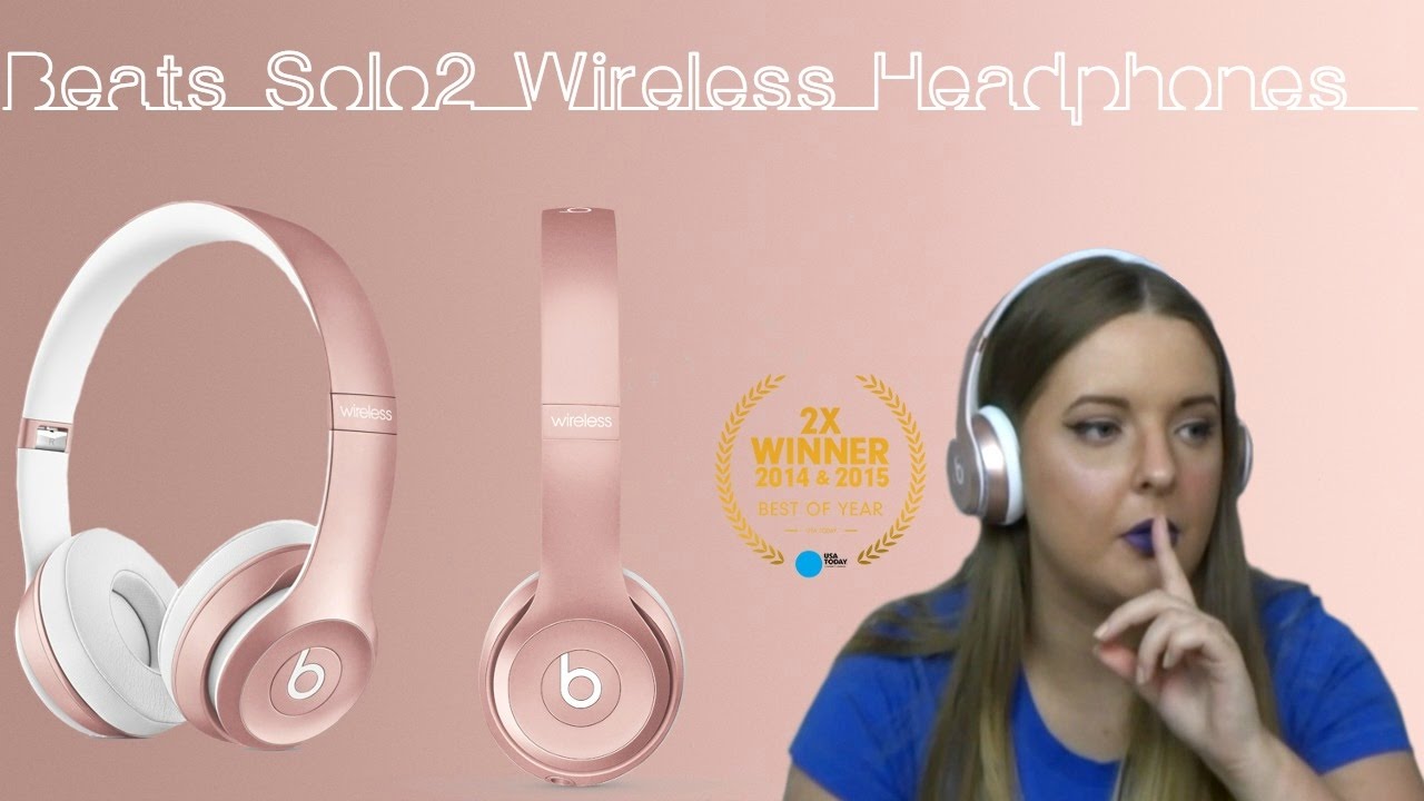 Beats Solo2 Wireless Headphones Unboxing & First Impressions (Rose