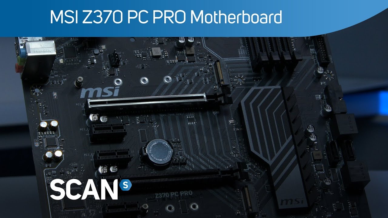 MSI Z370 PC PRO motherboard - Overview - YouTube