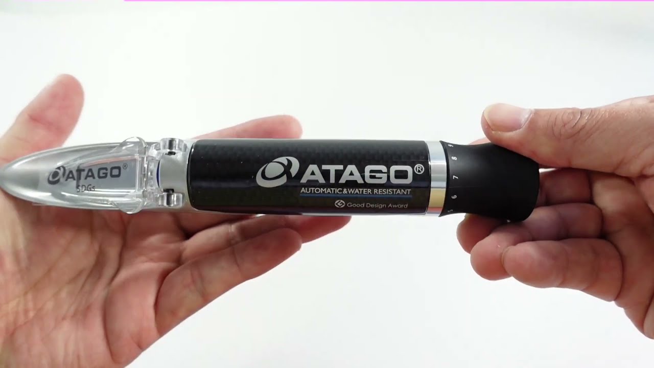 アタゴ (ATAGO) 自動温度補正・防水機能付手持屈折計 MASTER-20α