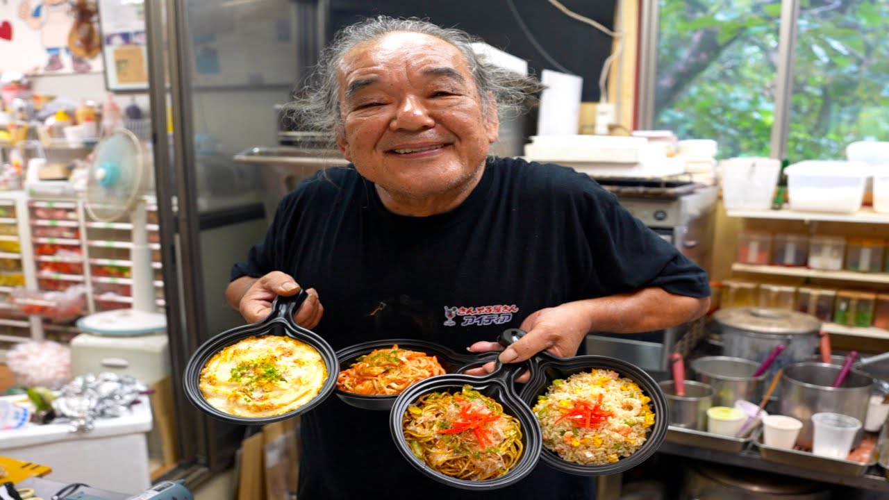 The process of making food models. Japanese legendary 73-year-old