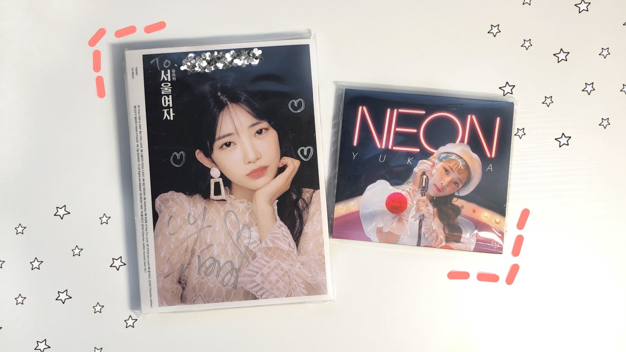 unboxing my yukika fansign album and neon promo! ☆ - YouTube