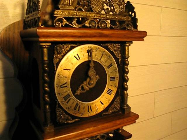 オランダ製 アンディーク 壁掛け時計 柱時計 Dutch Clock Zaandam