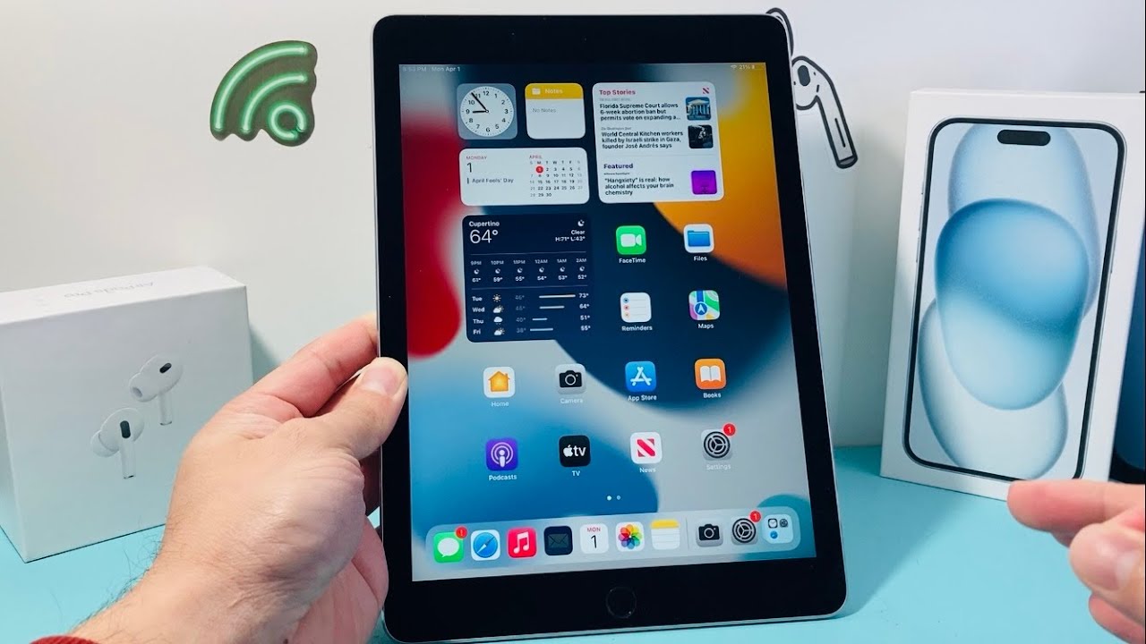 How to Hard Reset iPad Air 2nd Generation - YouTube