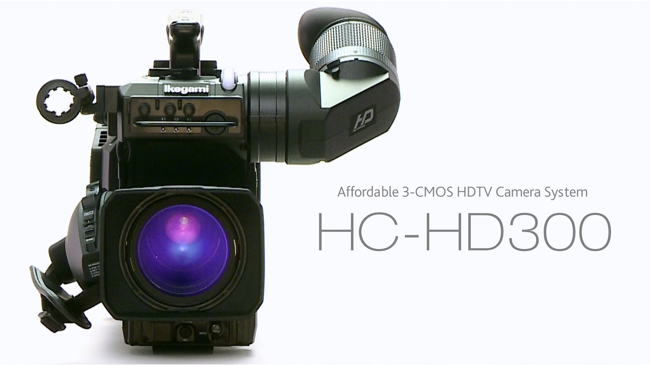 Ikegami HC-HD300 Affordable 3-CMOS HDTV Camera System - YouTube