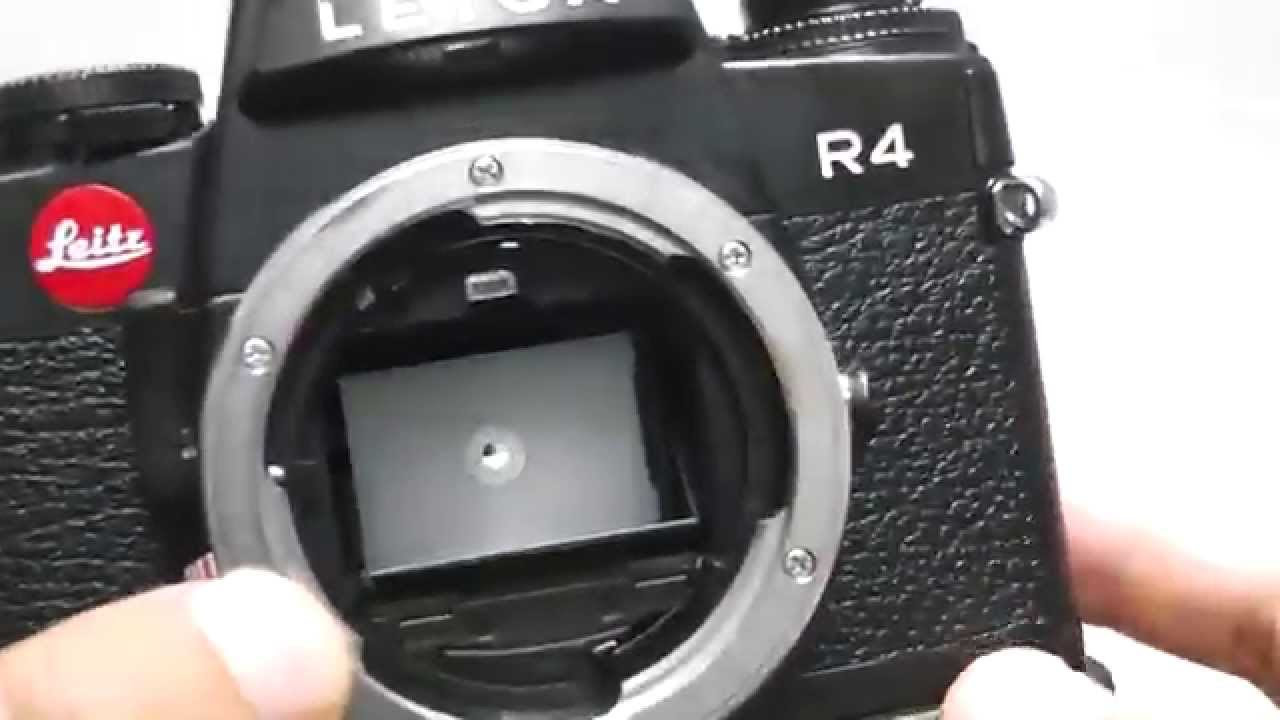 LEICA ライカの人気一眼レフ R4 ブラック + モータードライブ - YouTube
