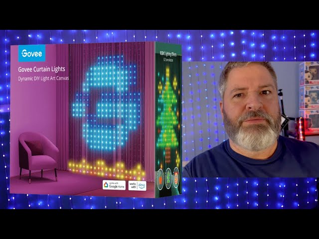 Govee Curtain Light: The Best Live Streaming Background - YouTube