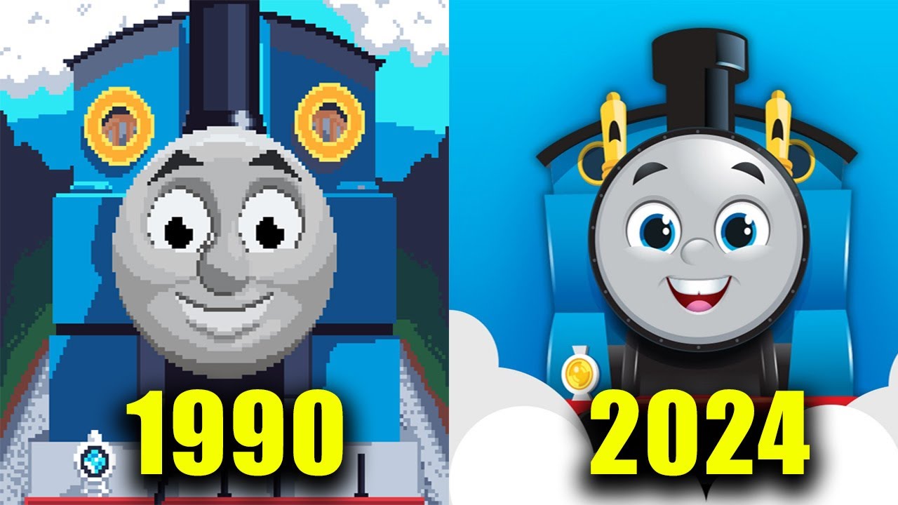 All Thomas & Friends Games (1990-2024) Evolution of Thomas - YouTube