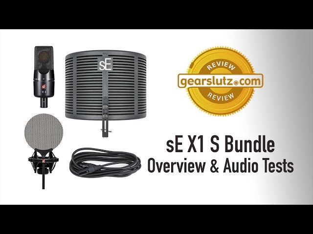 sE Electronics X1 S Studio Bundle - Overview and audio tests - YouTube