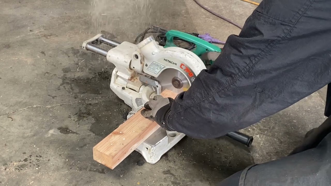 日立工機 卓上スライド丸のこ C7FS 【一番館東静岡店】 - YouTube