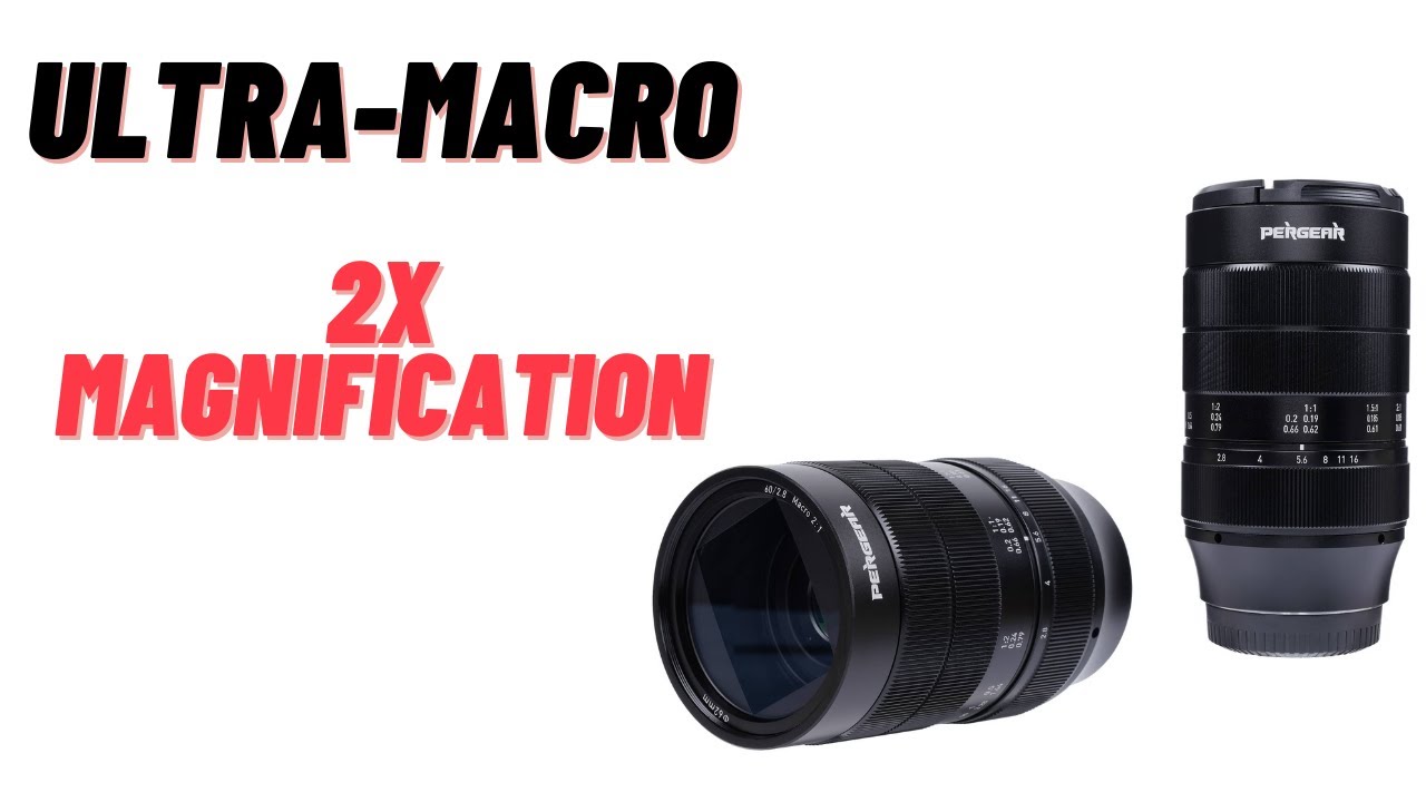 新発売】Pergear 60mm F2.8 マクロレンズ新登場！花、昆虫など撮影が