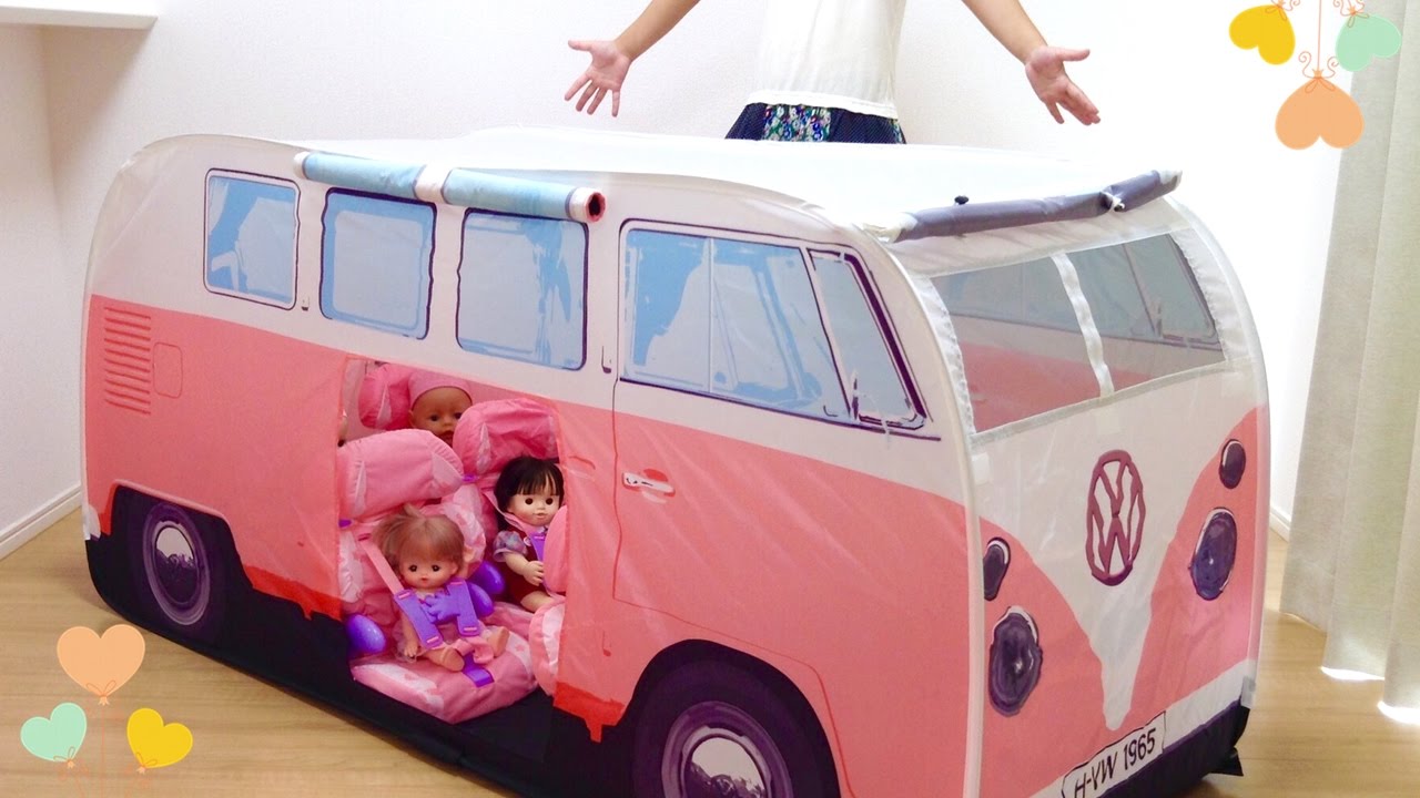VW Volkswagen Camper Van Kids Pop-Up Play Tent : Baby Doll Nenuco