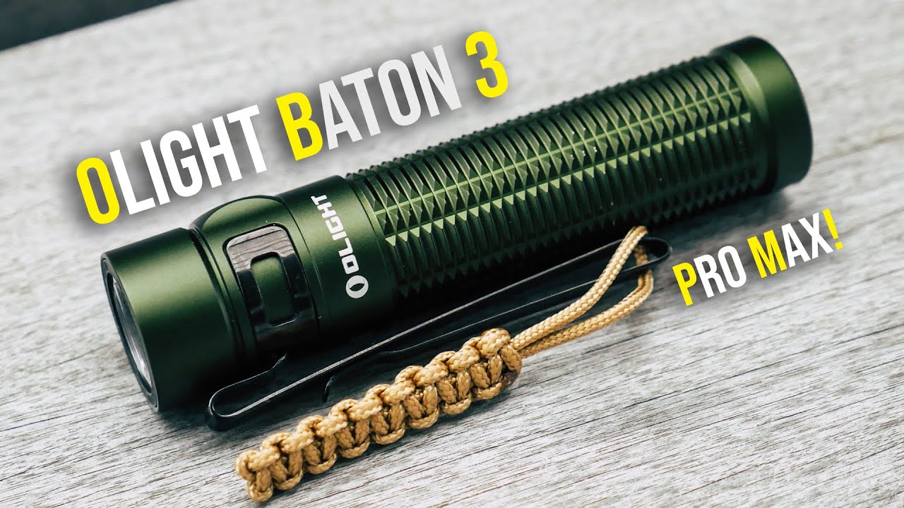 NEED A LIGHT?? Olight Baton 3 Pro MAX! - YouTube