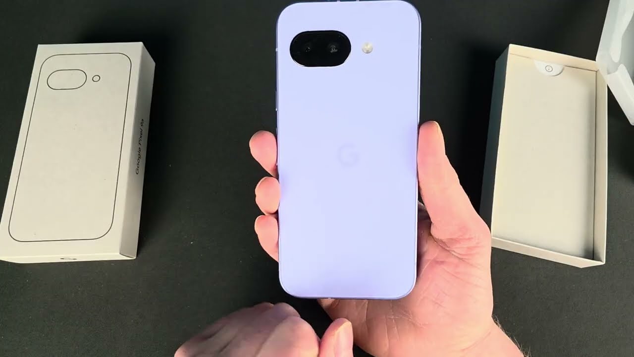 Google Pixel 9a Unboxing Iris - YouTube