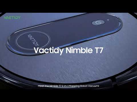 Introducing Vactidy Nimble T7 Mopping Robot Vacuum - YouTube