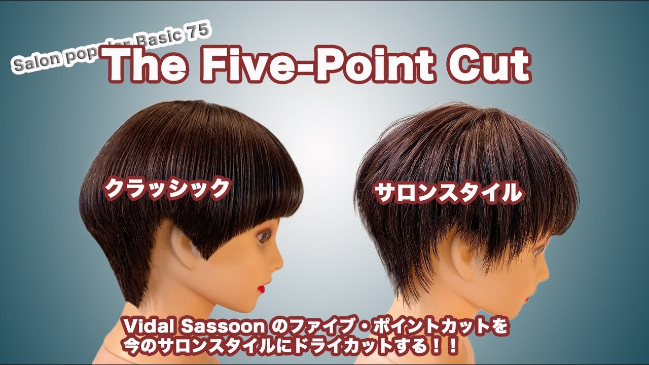 Salon popular Basic 75 that cuts the classic style of 5 point cut