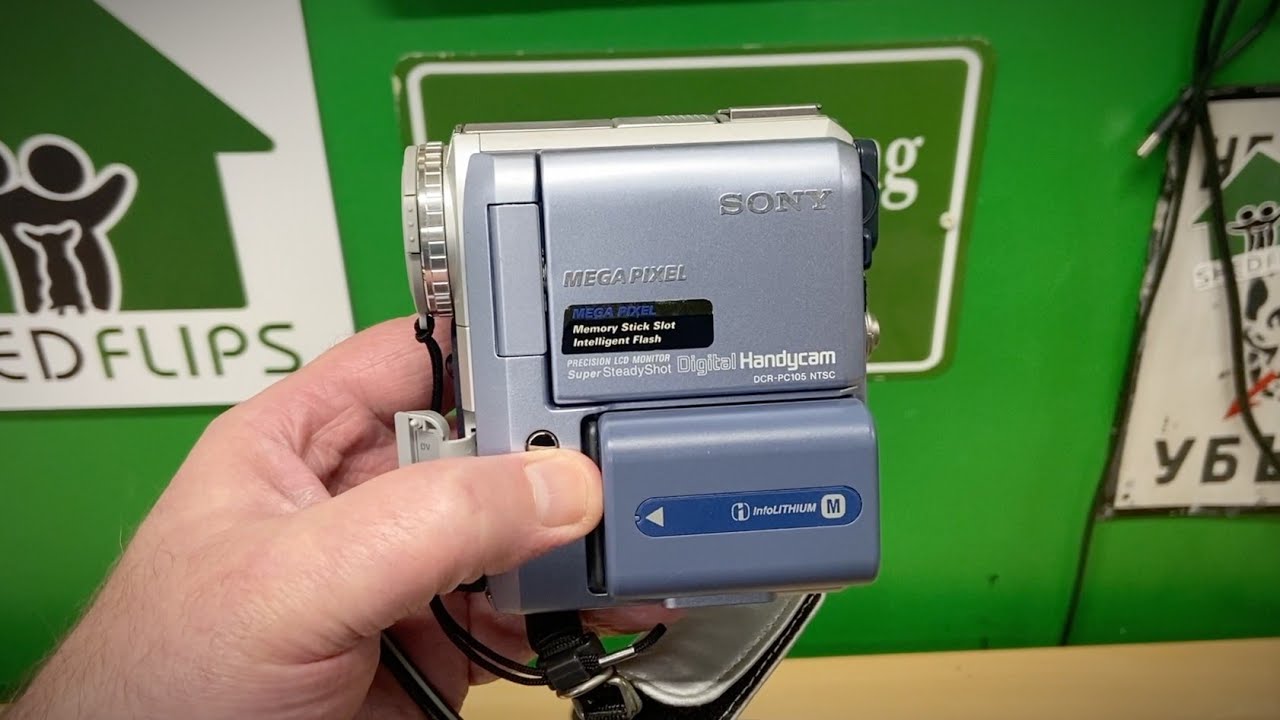 Sony DCR-PC105 MiniDV Handycam CamCorder Demo - YouTube