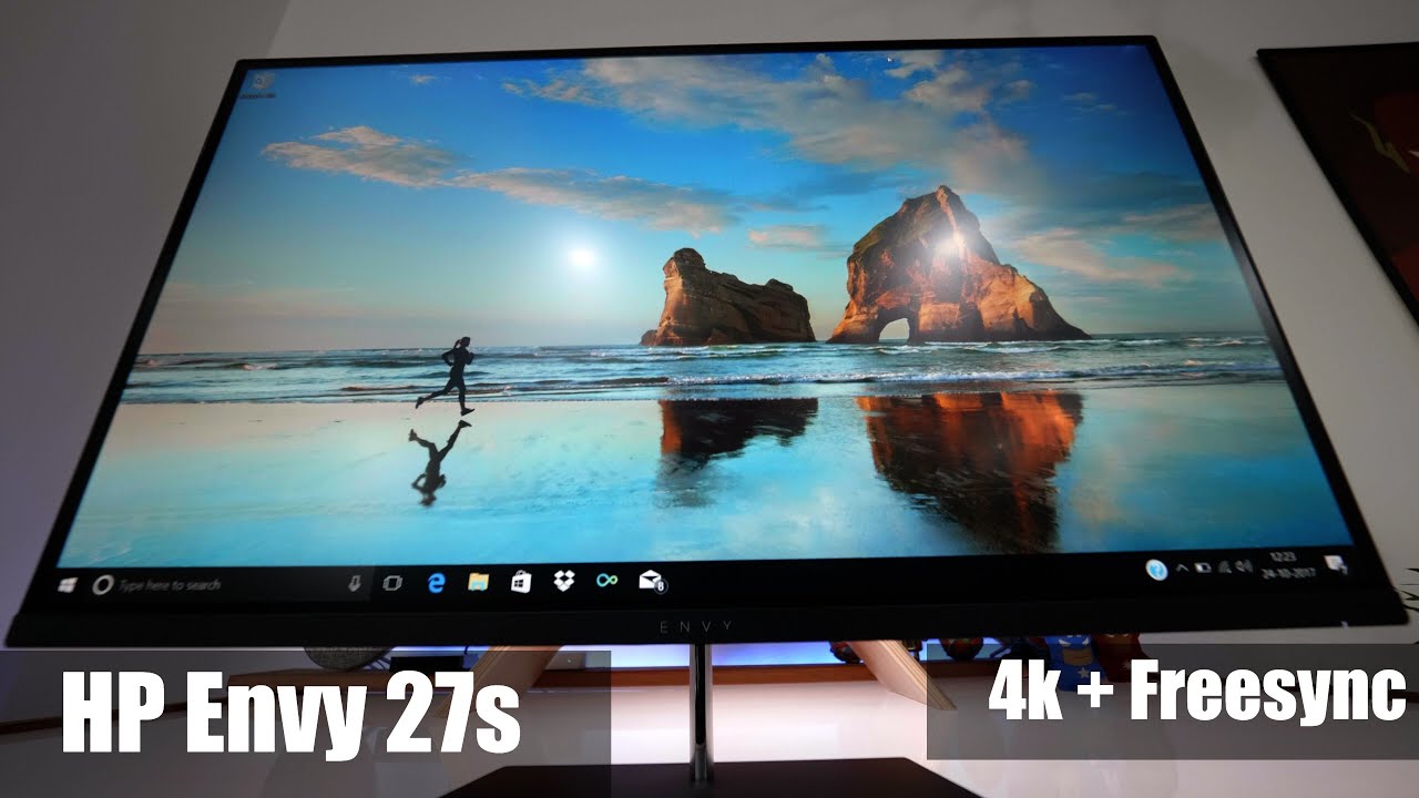 HP Envy 27s 4K Gaming Monitor - AMD Freesync - YouTube