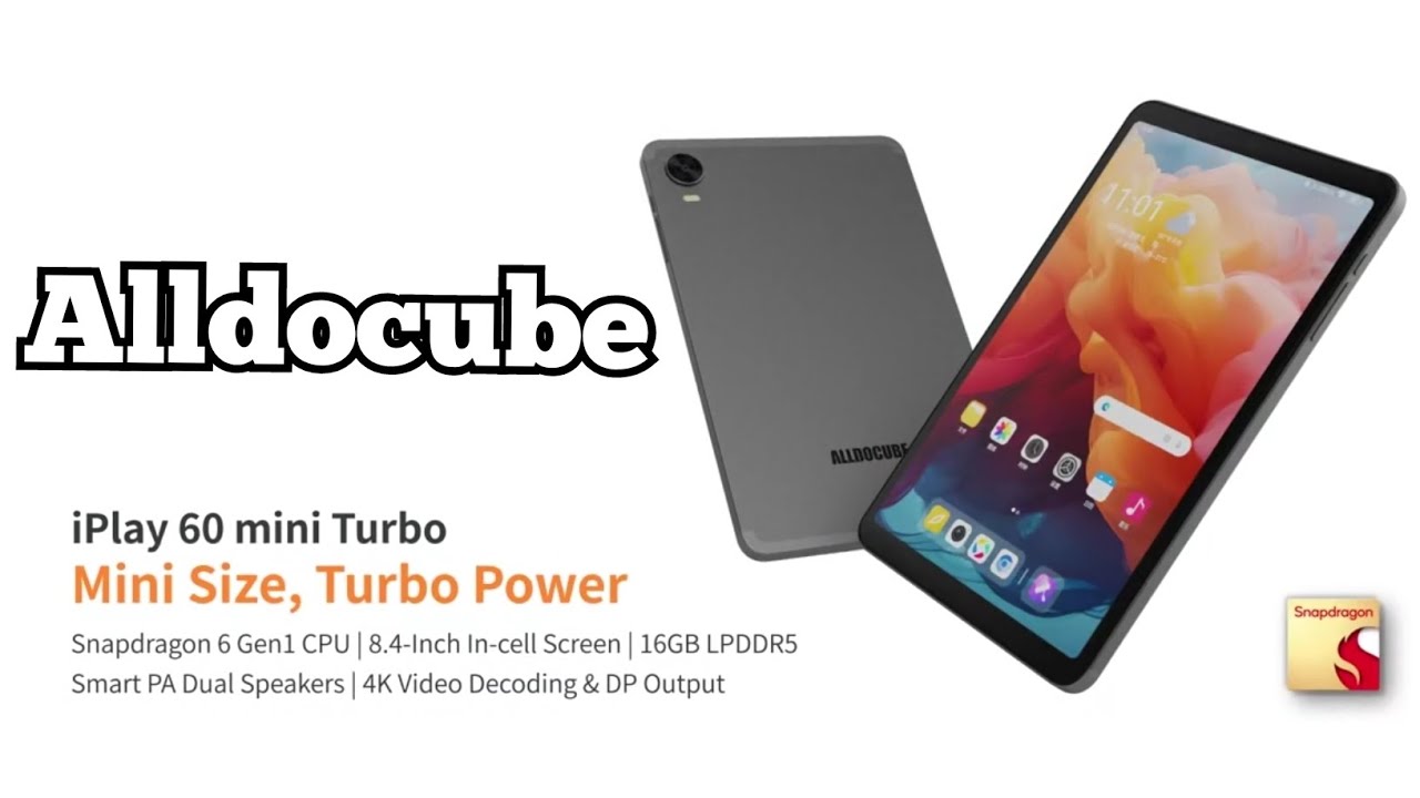 Alldocube iPlay 60 mini Turbo, SD 6/1, 8/128, 5500 mAh. - YouTube