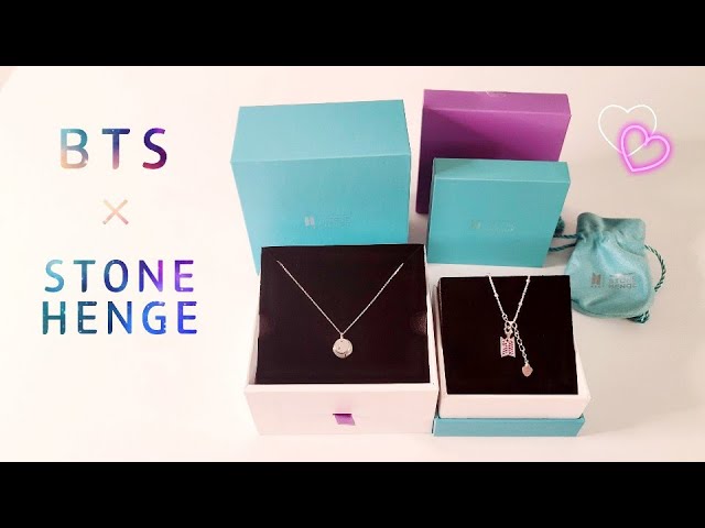 ENG) BTS×STONEHENGE Necklace Unboxing - YouTube