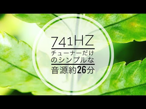 Tuning fork【浄化／瞑想】26分バージョン／741Hz「深海」クリアリング