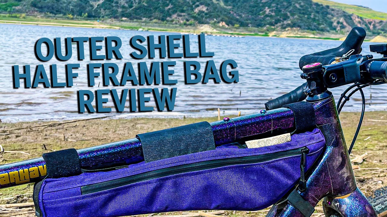 Outer Shell Half Frame bag 1500 Mile Review! - YouTube
