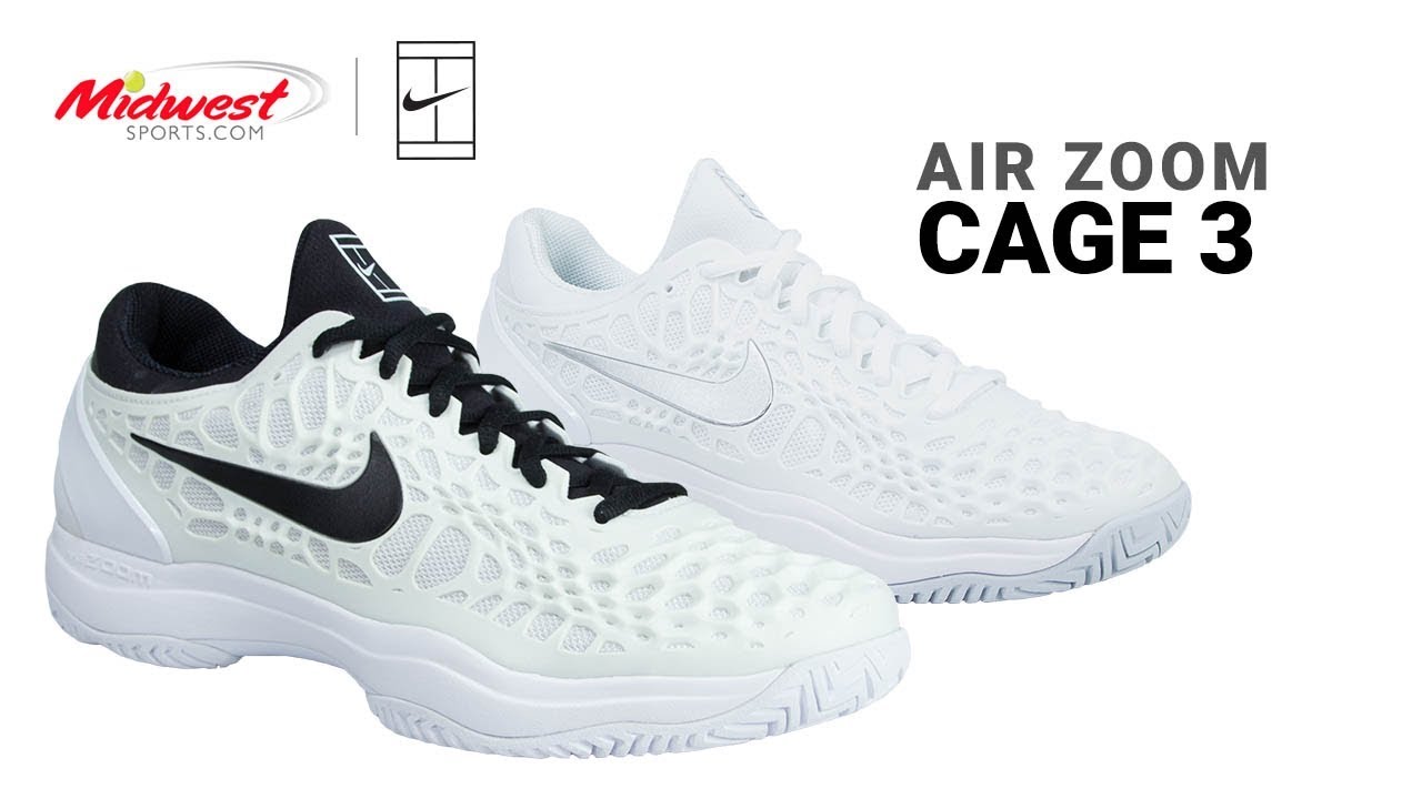 Nike Zoom Cage 3 Tennis Shoe - YouTube