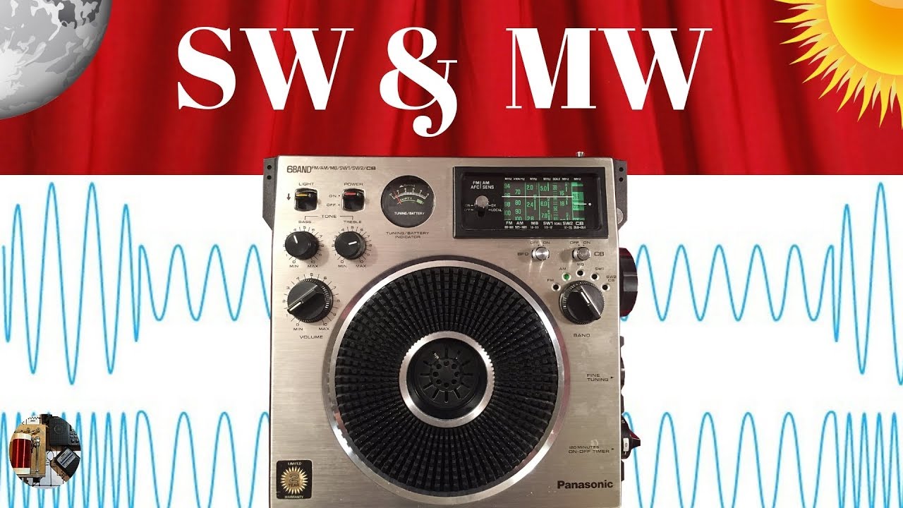 Panasonic RF-1150 Portable Radio | Dusk SW & MW - YouTube