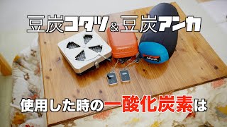 冬キャンプのアイテム】豆炭コタツ・豆炭アンカ 使用時の一酸化炭素は