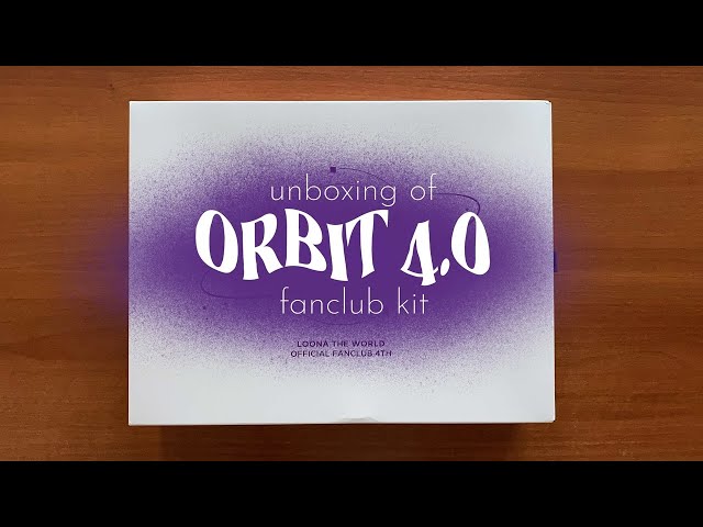 ₊˚ᨳ orbit 4.0 | loona fanclub kit unboxing ഒ˚₊ - YouTube