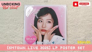 Unboxing : [2nd SMTOWN LIVE 2025] Red Velvet - LP POSTER