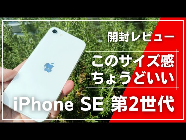 Apple iPhone SE 第2世代 あえてこのタイミングで買った理由【開封