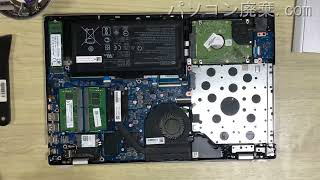HP Pavilion Laptop【15-cu0006TX】の分解方法（Disassembly method