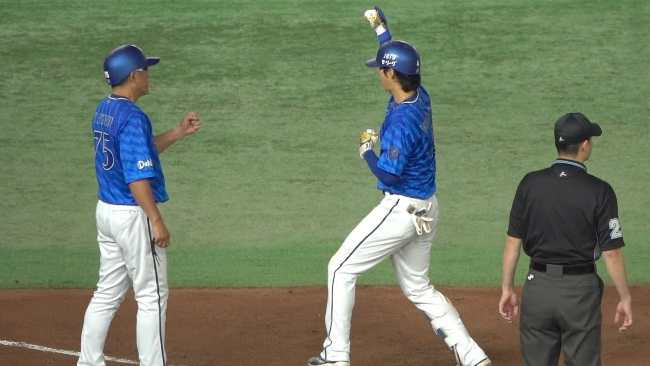 同点タイムリー度会隆輝！ガッツポーズ！今日2安打目！2024/04/05 横浜