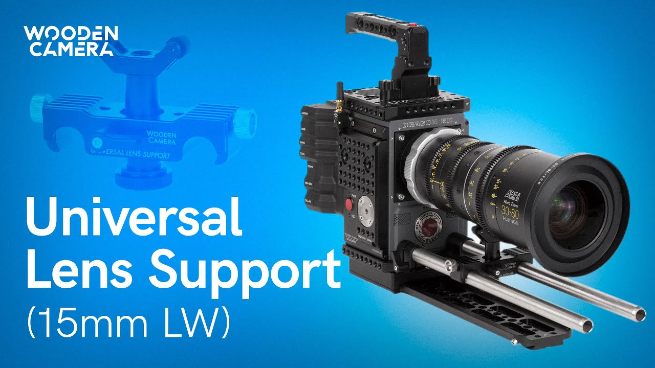 Wooden Camera - Universal Lens Support (15mm LW)