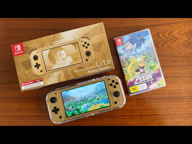 Nintendo Switch Lite Hyrule Edition Unboxing | Zelda Day - YouTube