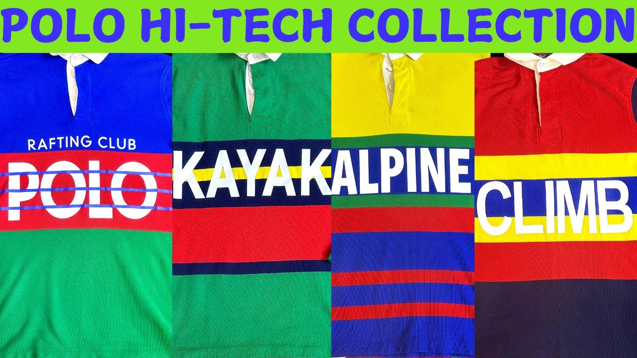 POLO RALPH LAUREN HI-TECH COLLECTION RETRO STYLE MEETS MODERN