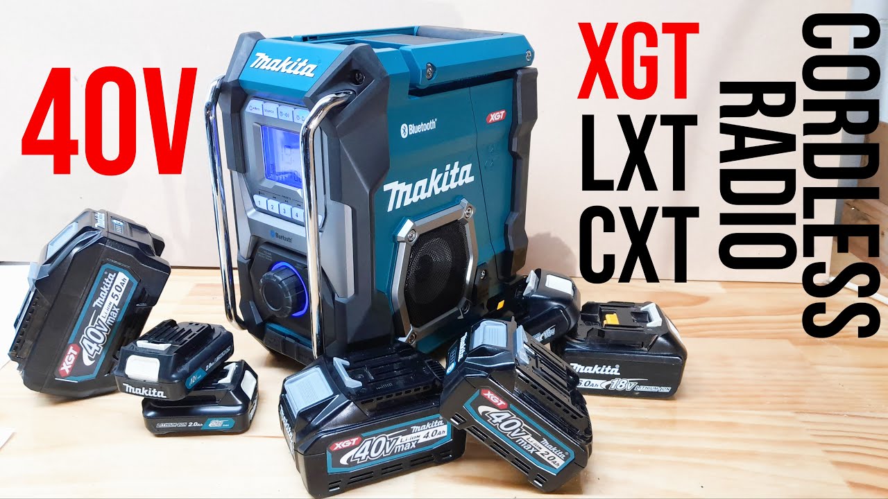 Makita XGT 40v Radio | Also Runs on 18v LXT, 12v CXT and AC Power