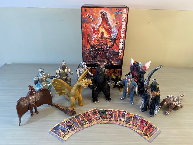 Godzilla Bandai 40th Anniversary Memorial Box Opening and Review