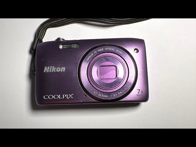 Nikon Coolpix S3500, purple digital camera - YouTube