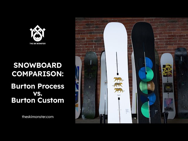Snowboard Comparison: Burton Process vs. Burton Custom - YouTube