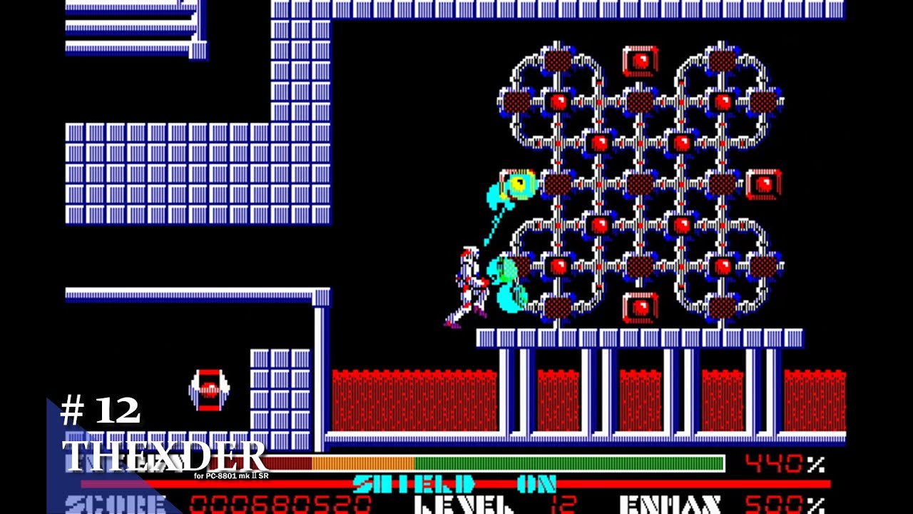 Play】PC-8801 テグザー #12 レトロゲーム - YouTube