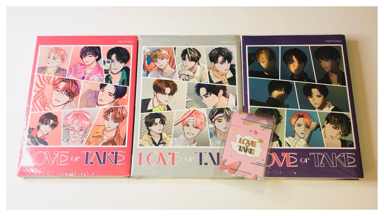 ✨ UNBOXING ✨ PENTAGON - LOVE OR TAKE (ROMANTIC & SPORTY & MILD