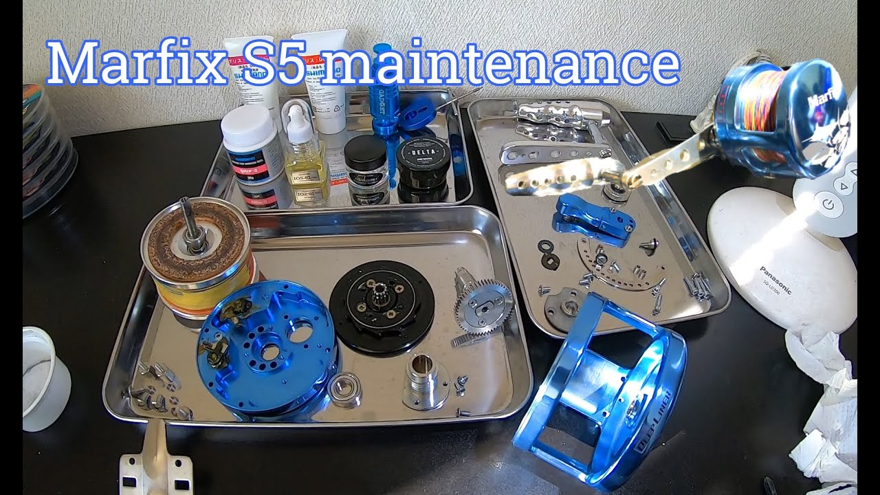 ドラグが不調なマーフィックスS5をオーバーホール・分解メンテで復活
